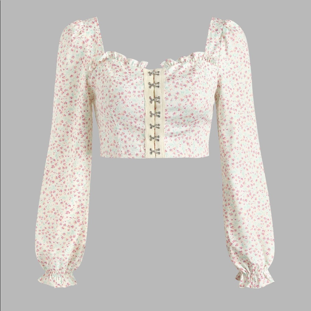 NWT Cider floral blouse - S